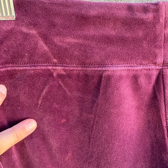 Norsport Vintage 90s Womens Purple Velour Tracksuit Set Jacket & Pants Petite M - Picture 11 of 12